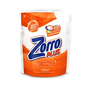 ZORRO JABON LIQUIDO 3L PLUS MATIC